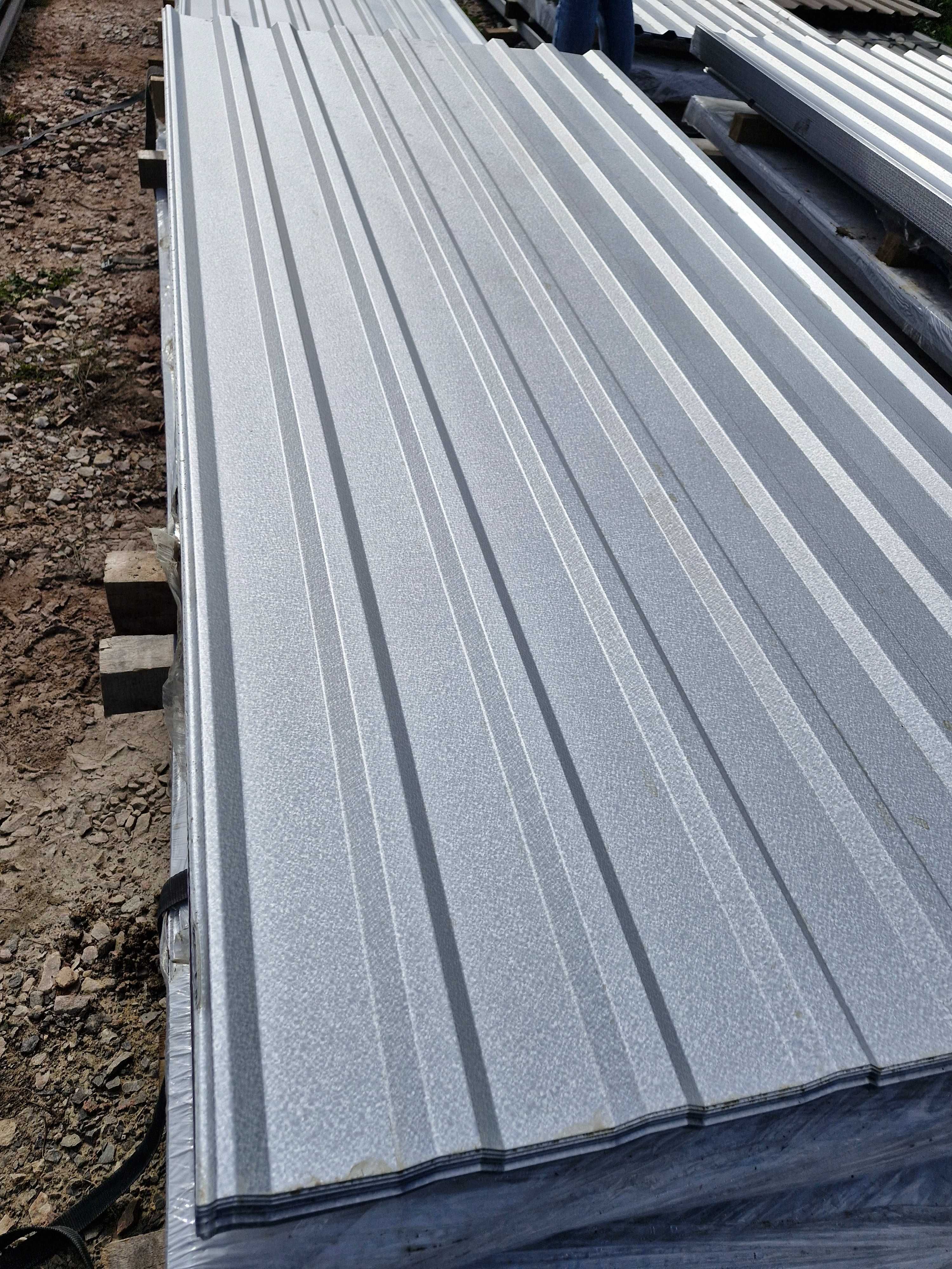 Blacha trapezowa na dach, garaż T18 Ral 7024 połysk GRUBA 0,70mm!!!