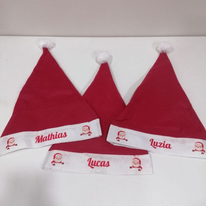 Gorros de Natal personalizados