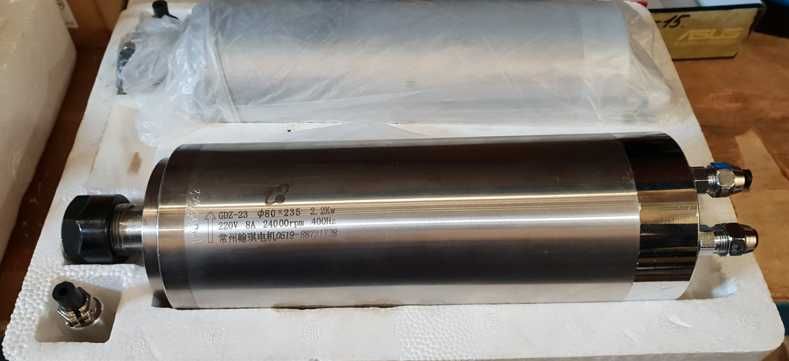 Шпиндель GDZ-23, 2,2 kw, 24000 об./хв., Ø=80мм, ER20
