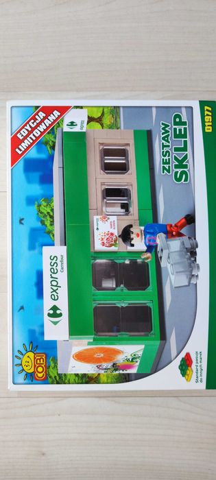 Klocki supermarket zabawa w SKLEP Carrefour Super na prezent!!!