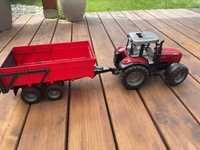 Massey Ferguson 7480 z przyczepą zestaw Bruder