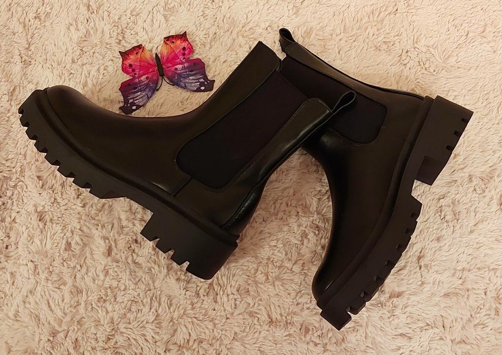 Женские зимние Челси полусапожки сапоги размер 38-39