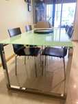 conjunto de mesa + 4 cadeira