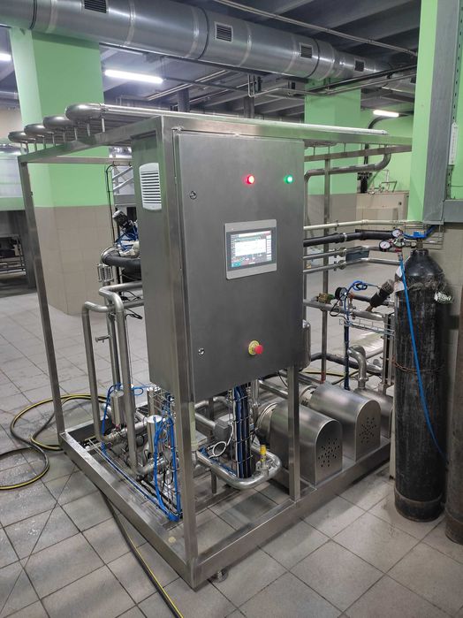 Пастеризаційно-охолоджувальна установка. Пастеризатор. Теплообмінник.