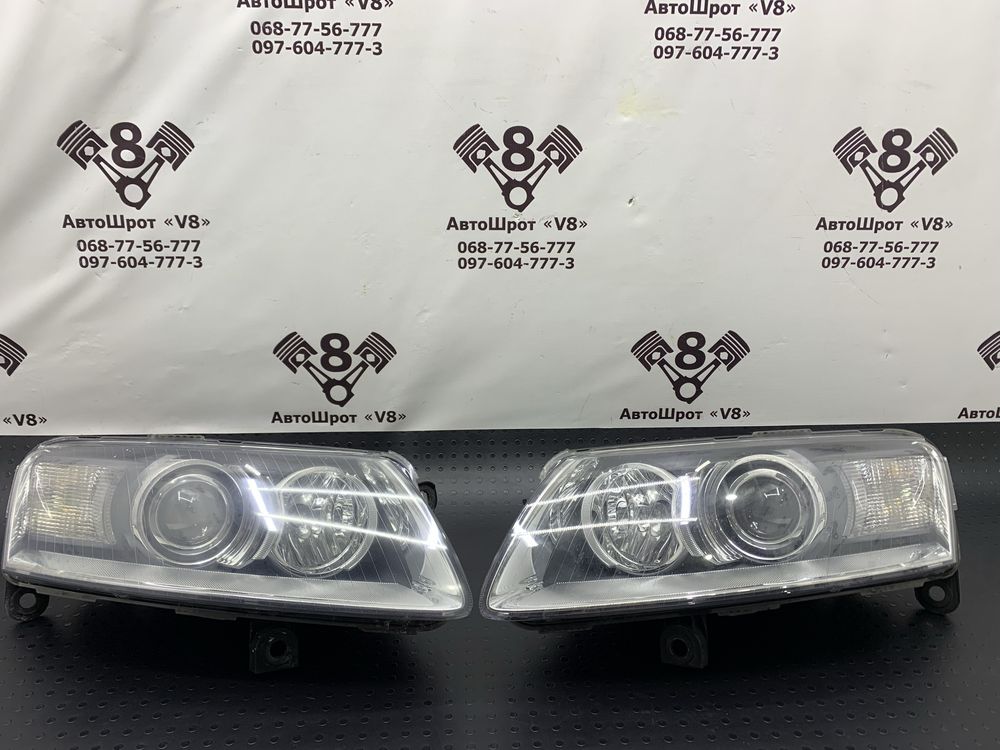 Фари Audi A6 C6 адаптивний Bi-Xenon ліва права фара ауді а6 с6