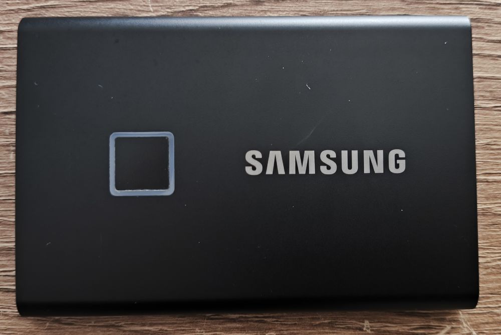 Dysk SSD 1 TB - Samsung Portale Touch T7 USB 3.2 Gen. 2 - czarny