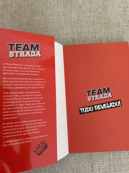 Livro Team Strada Autografado