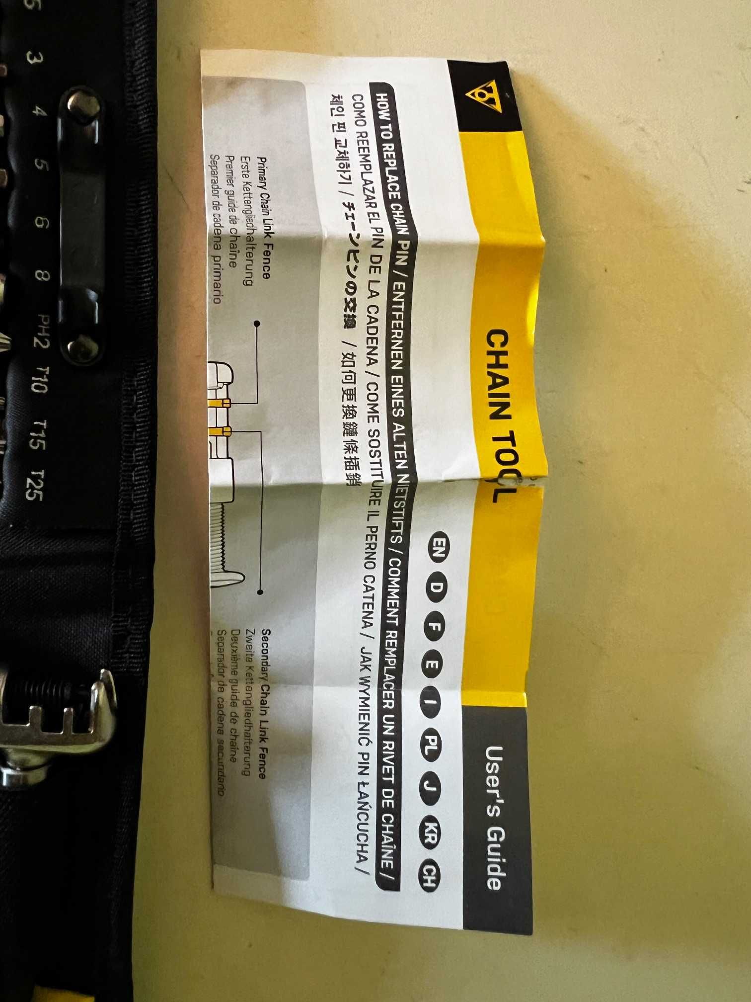 Klucz grzechotka z zestawem końcówek TOPEAK Ratchet Rocket Lite DX+