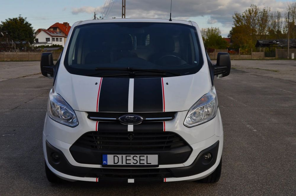Ford TRANSIT CUSTOM  2.2 100KM zarejestrowany 164000km KLIMA serwis HAK F.Vat