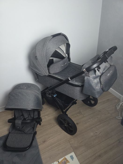 Wózek 2w1 venicci upline 2.0 slate gray z akcesoriami