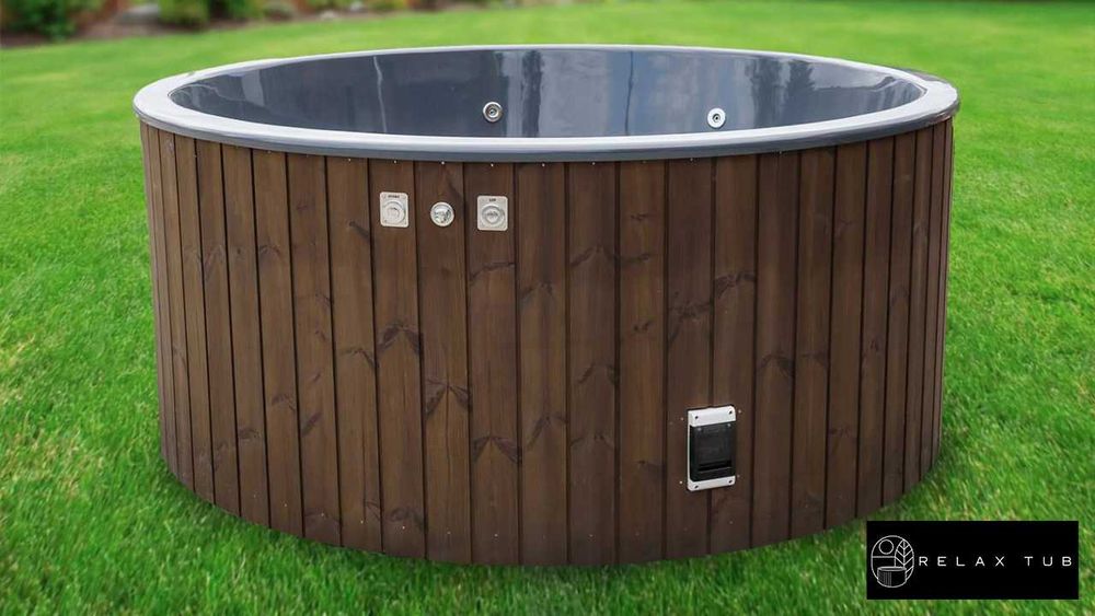 Чан для великої компанії на 8-10 осіб. Спа -купіль на дровах