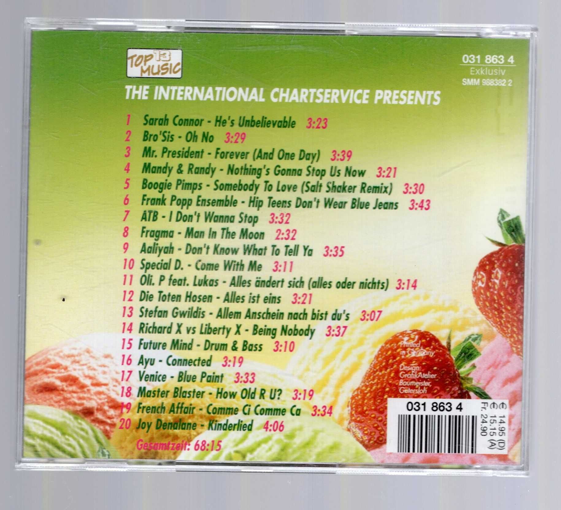 20 International Tophits CHART BOXX 4/2003 (CD) Sarah Connor, Bro'sis