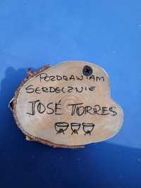 Deseczka z autografem Jose Torres 'a