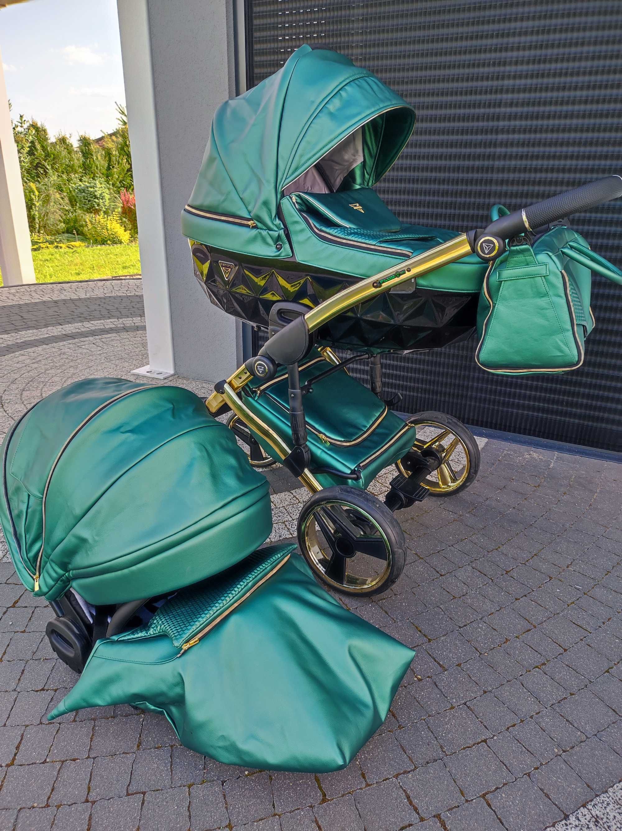 Wózek Junama Diamond Fluo Line V2 2w1