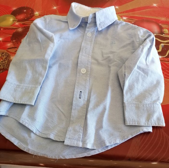 Camisa Girandola azul 12M