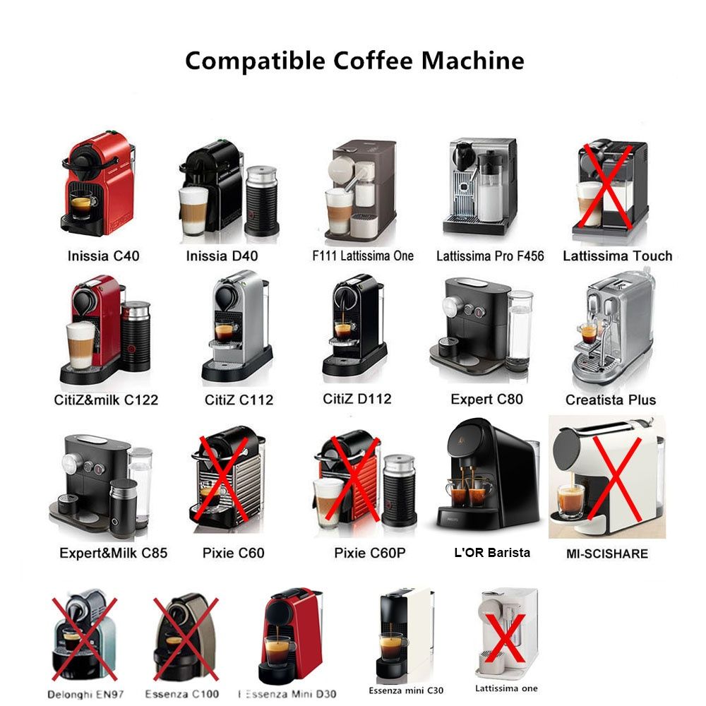 Многоразовые стальные капсулы для Nescafe Nespresso Нескафе Неспрессо