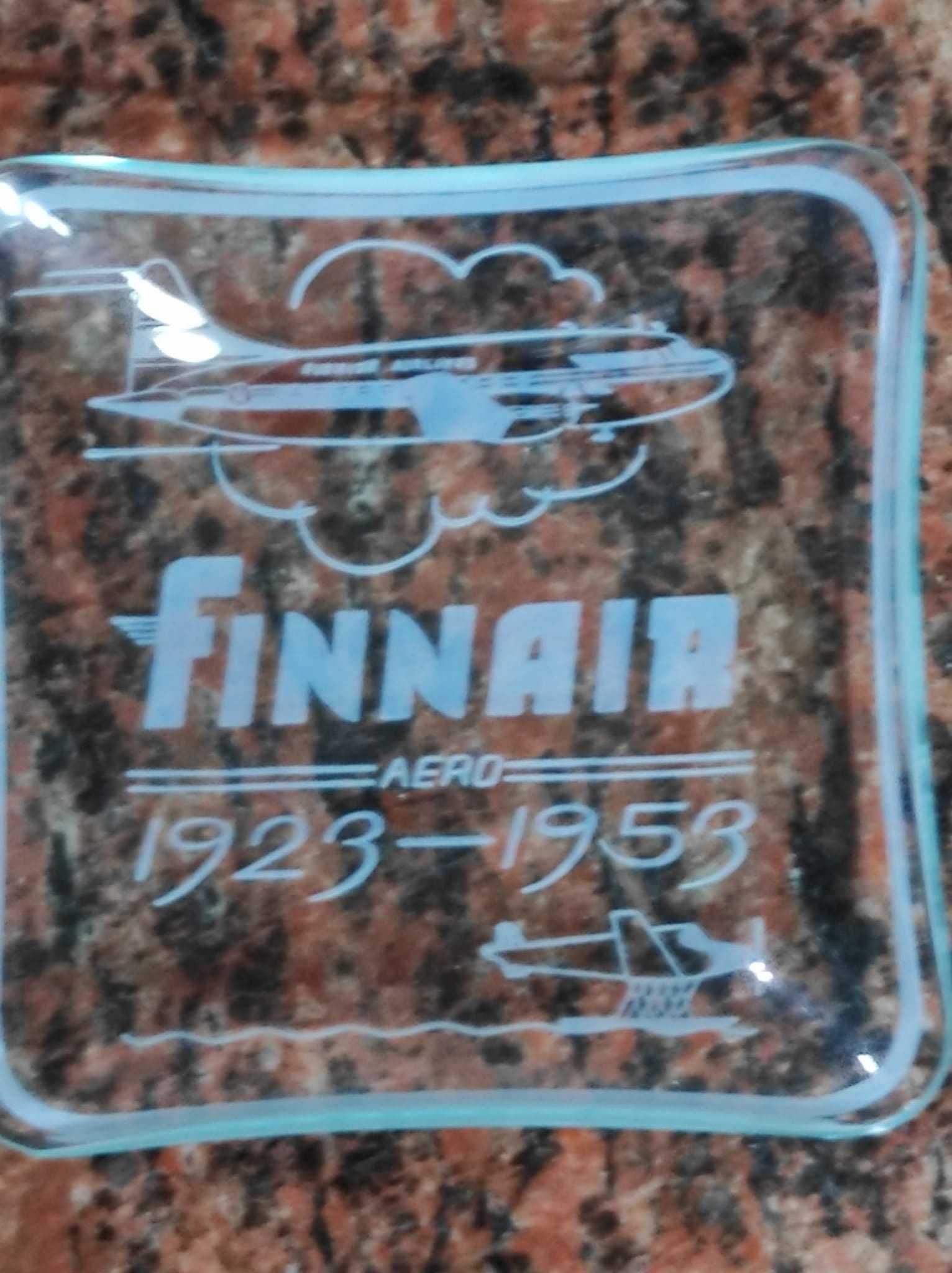 Popielniczka kolekcjonerska Finnair Aero - jubileusz 1923–53 oryginał!