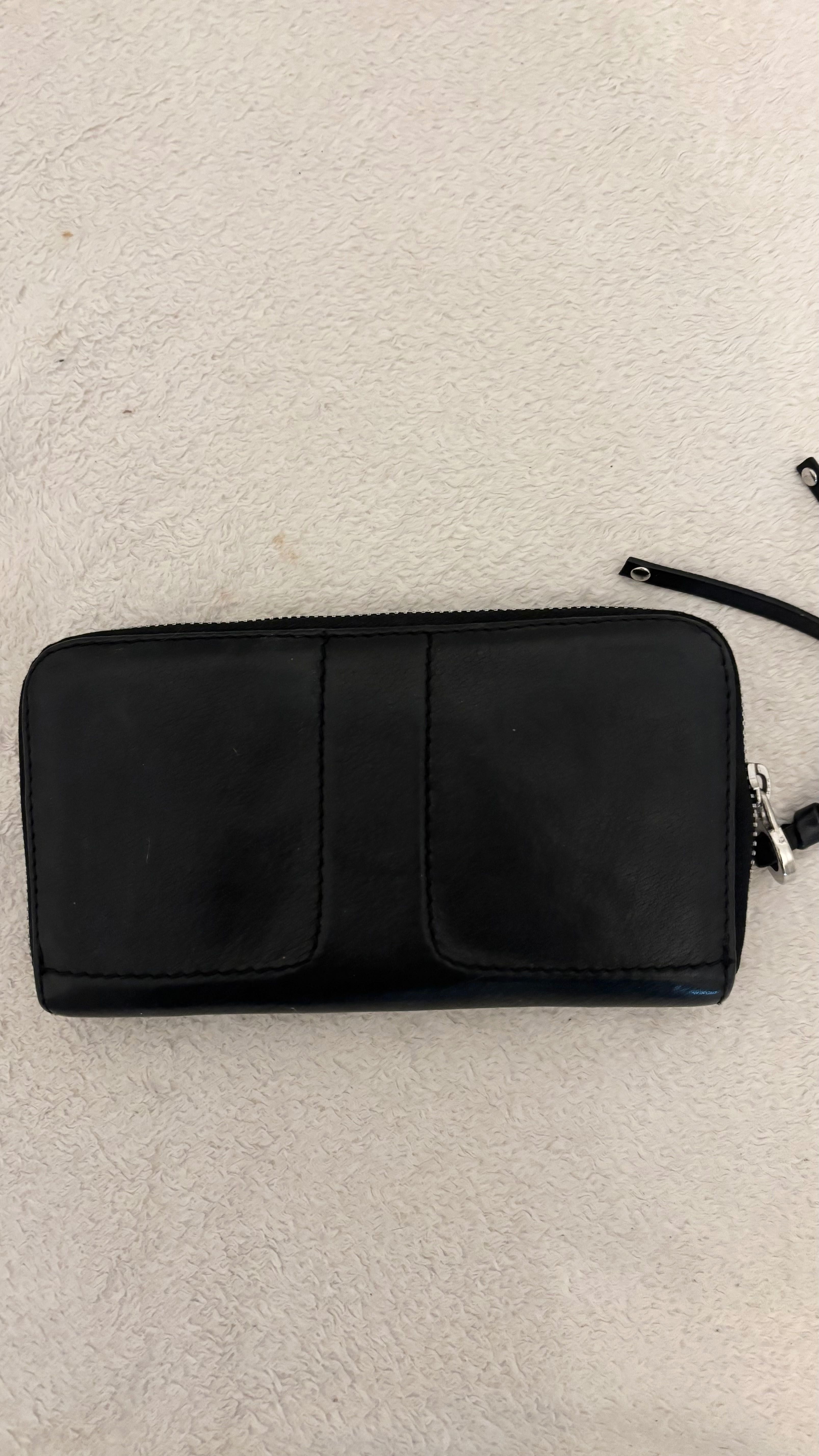 Portfel Jimmy Choo  skórzany czarno