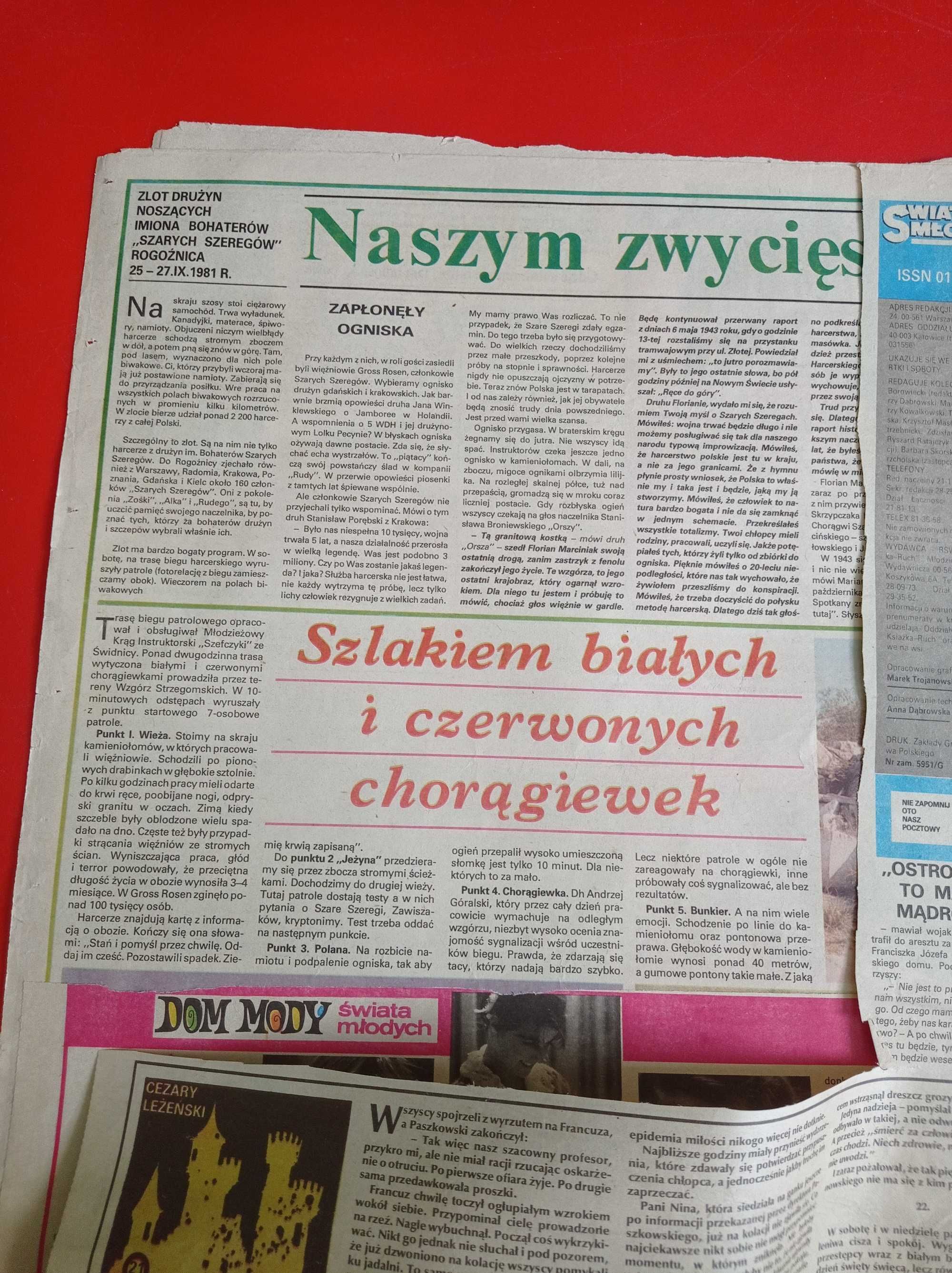 Świat młodych, 122/1981, 20 października 1981