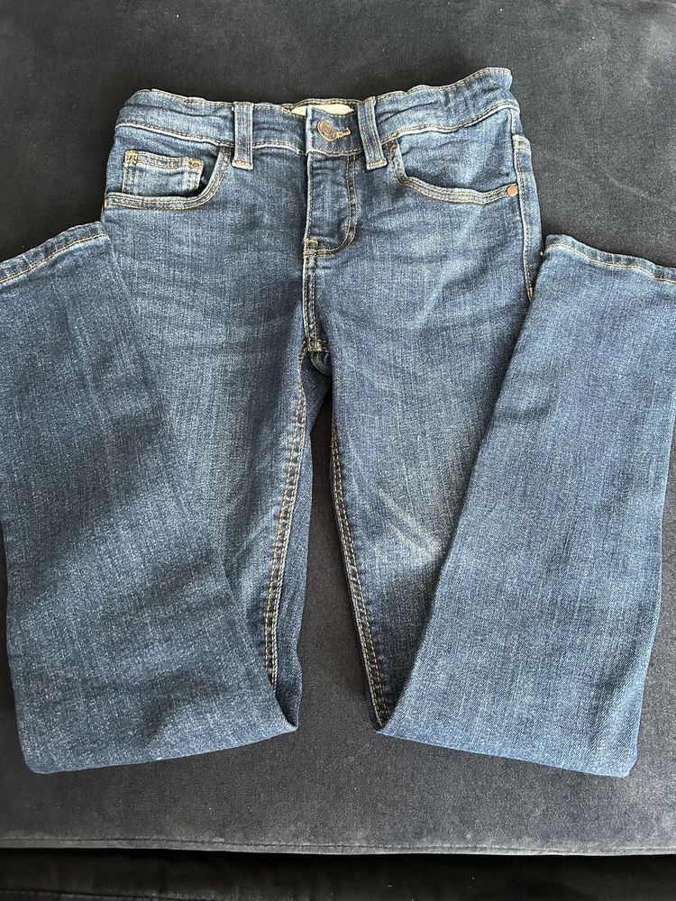 Spodnie jeansy rurki Mango r. 134 slim fit