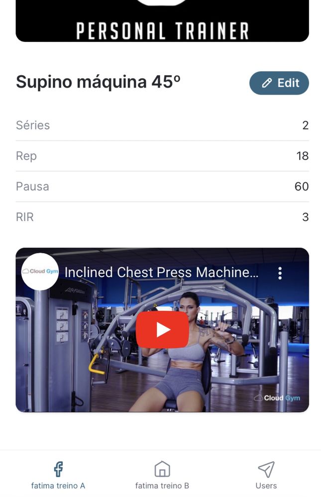 Personal trainer Oeiras Cascais Lisboa PLANO TREINO APP[PROMO PACK INICIAL)