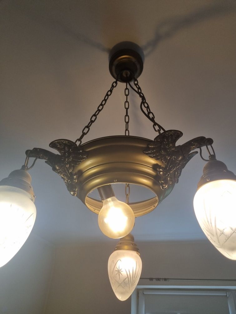 Lampa wisząca sufitowa vintage kemar ow30/p retro