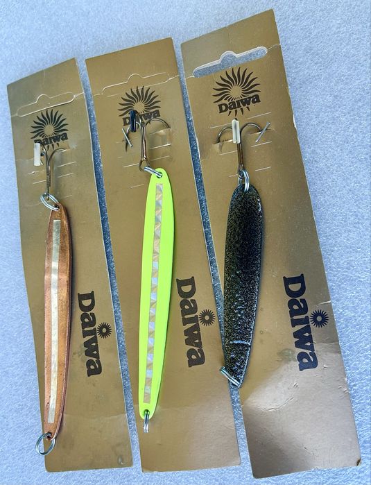 Gratka dla spinningistów zestaraw unikatowych wahadłówek DAIWA lata 80