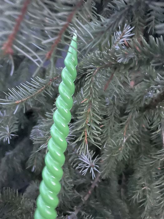 Свічки ручної роботи столові комплект бджолиний віск