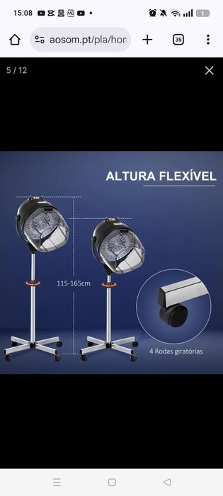 Vendo secador de pé novo