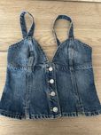 Top jeansowy Zara s