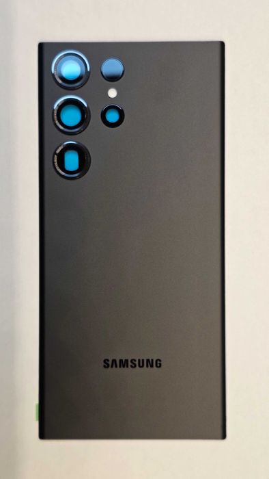 Задня кришка Samsung S23 Ultra чорна оригiнал!