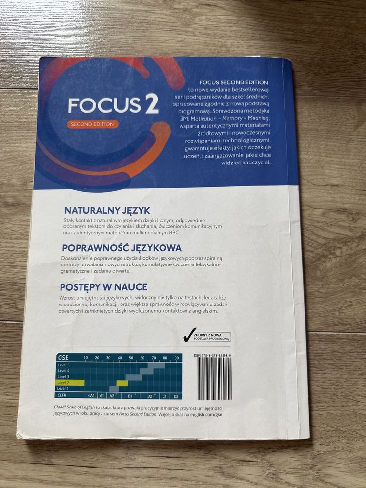 Podrecznik/ ćwiczenia FOCUS 2. Komplet.