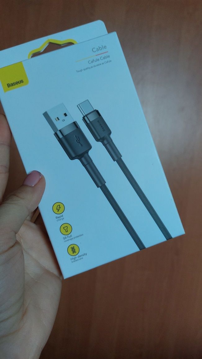 Кабель Baseus Cafule Cable USB for Type-C 2 A 2 м