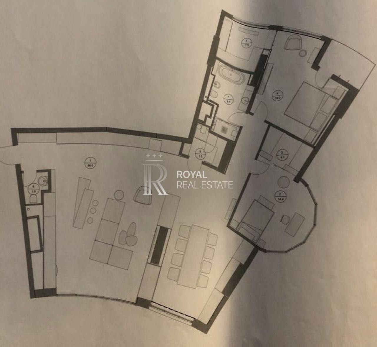 Продаж квартири Київ 4к 156м2 ЖК Busov Hill Печерський Автономний