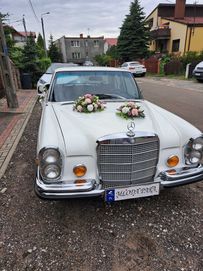 Piękne stare auto do ślubu Mercedes S-klasa WOLNE TERMINY