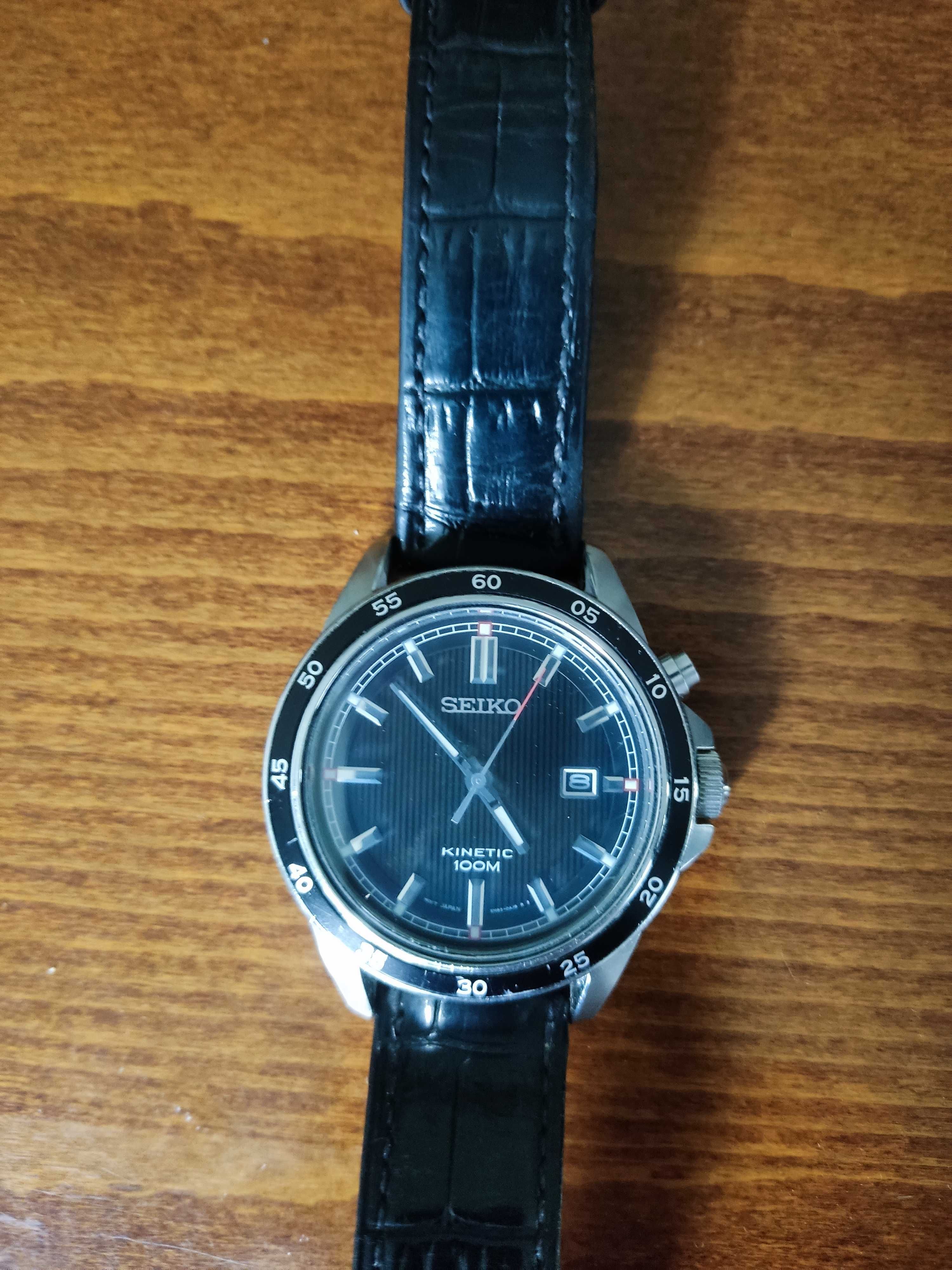 Zegarek męski SEIKO kinetic 5M82-0AK0