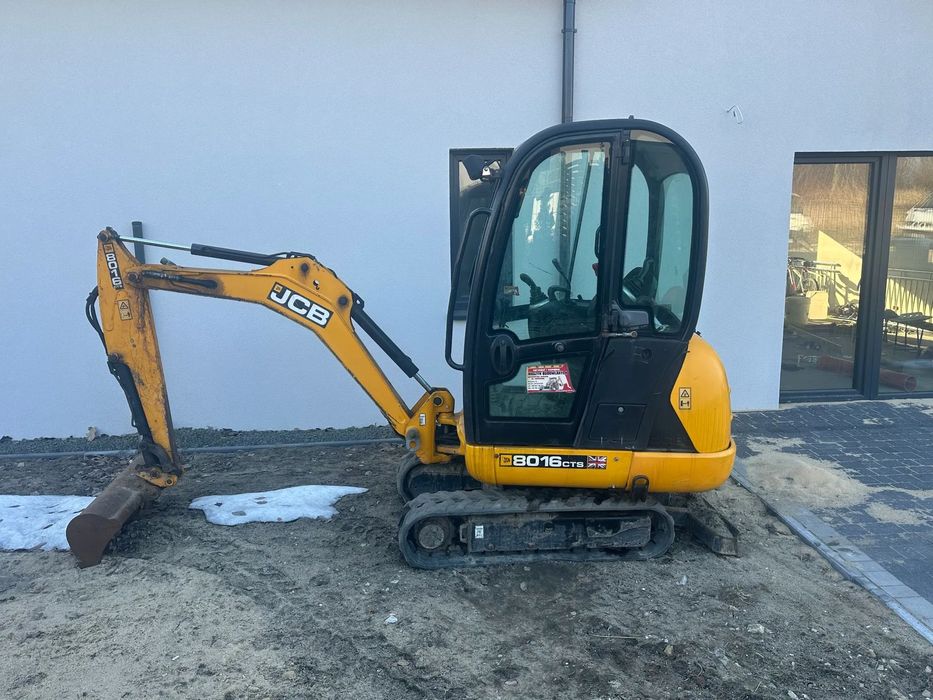 JCB 8016  Zadbana, mały przebieg serwisowana, komplet łyżek
