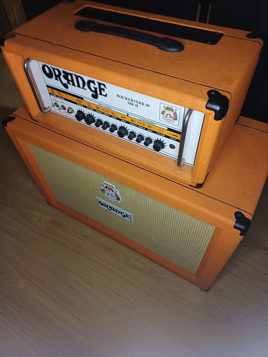 Amplificador Orange Rockerverb 50 mkii + Coluna Orange PPC 212 (120w)