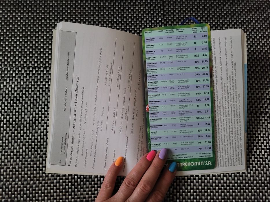 Książka przewodnik antybiotykoterapi