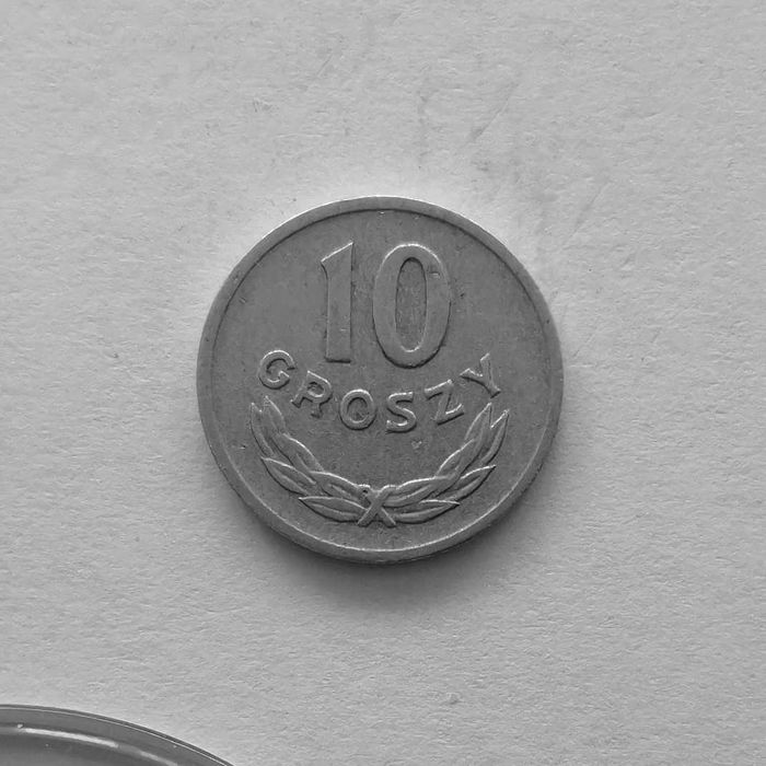 Moneta PRL 10 groszy 1968r.Al.Stan monety widoczny na zdjęciach.