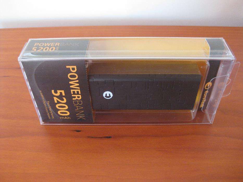 PowerBank Eurotech 5200mAh - NOVO C/ Garantia