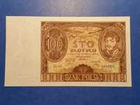 100 zł 1934 UNC Kreski Na Marginesie