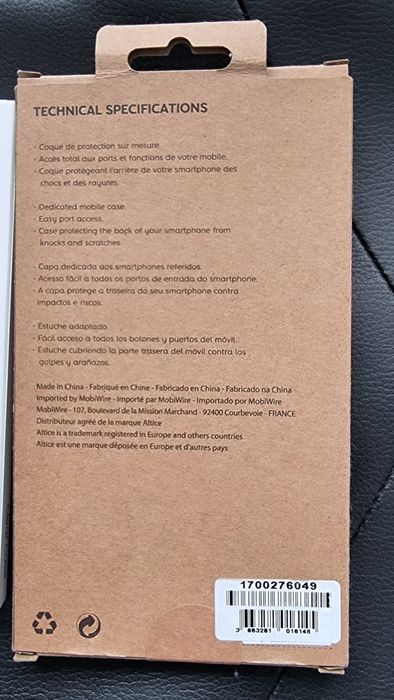 Capa samsung a34 5g - NOVA (sem uso)