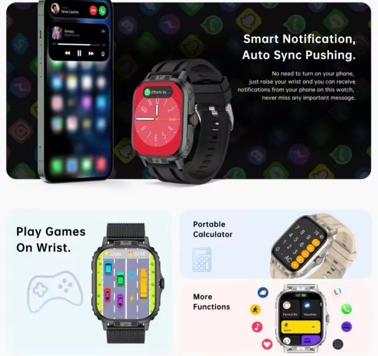 Smartwatch NOVO para Android e Iphone