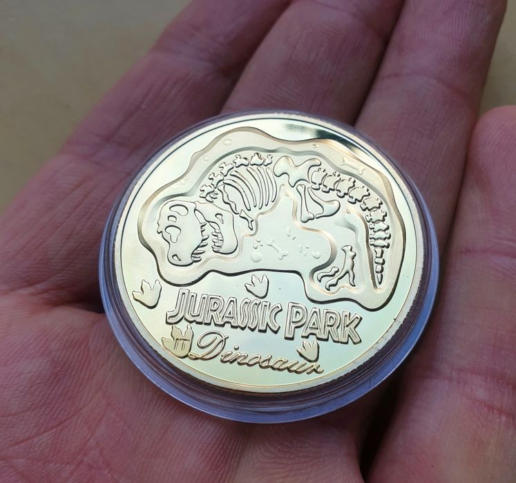 Medal park jurajski jurassic park dinozaur