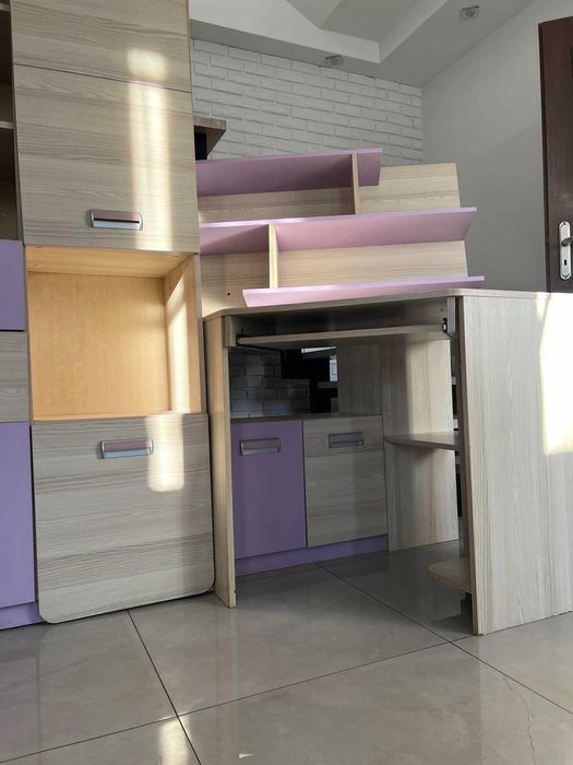 Meble modułowe, młodzieżowe Lorento biurko, szafa, regał, półka