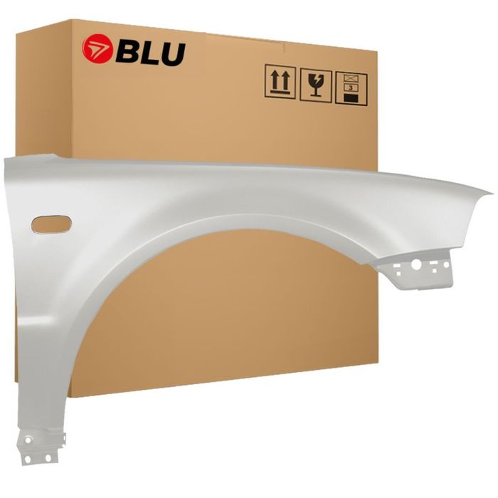 BLU Błotnik VOLKSWAGEN VW PASSAT B5 LIFT LB9A prawy biały 2000-2005 przód CandyWeiss