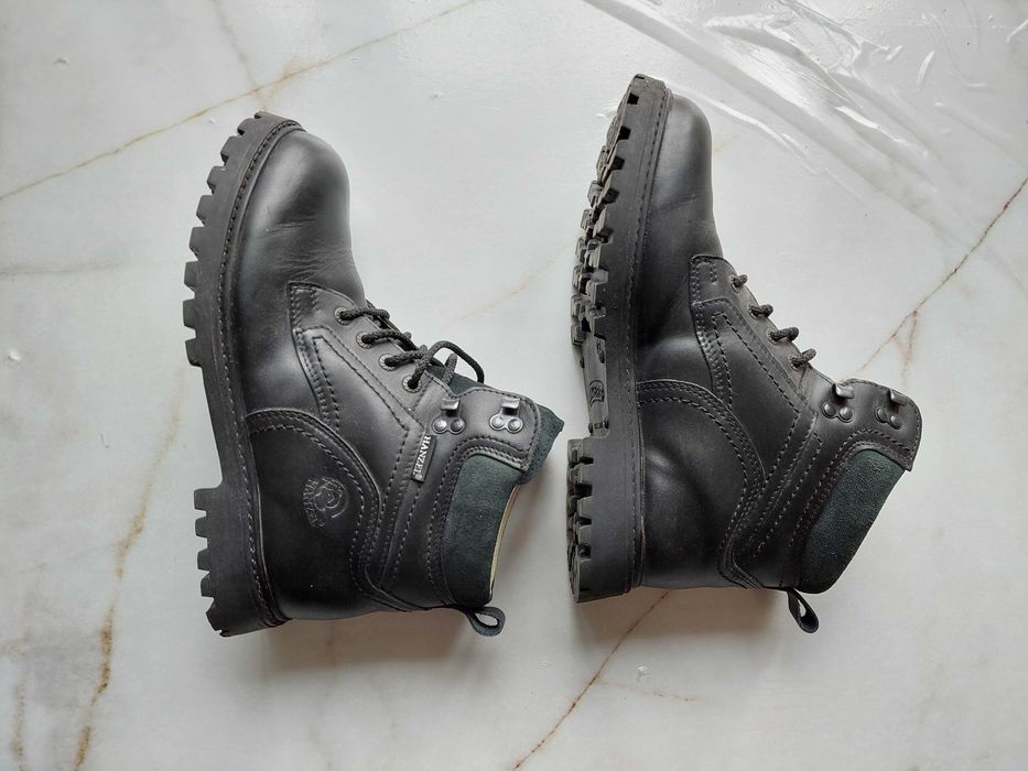 Buty trapery górskie 43 skórzane turystyczne harcerskie Hanzel