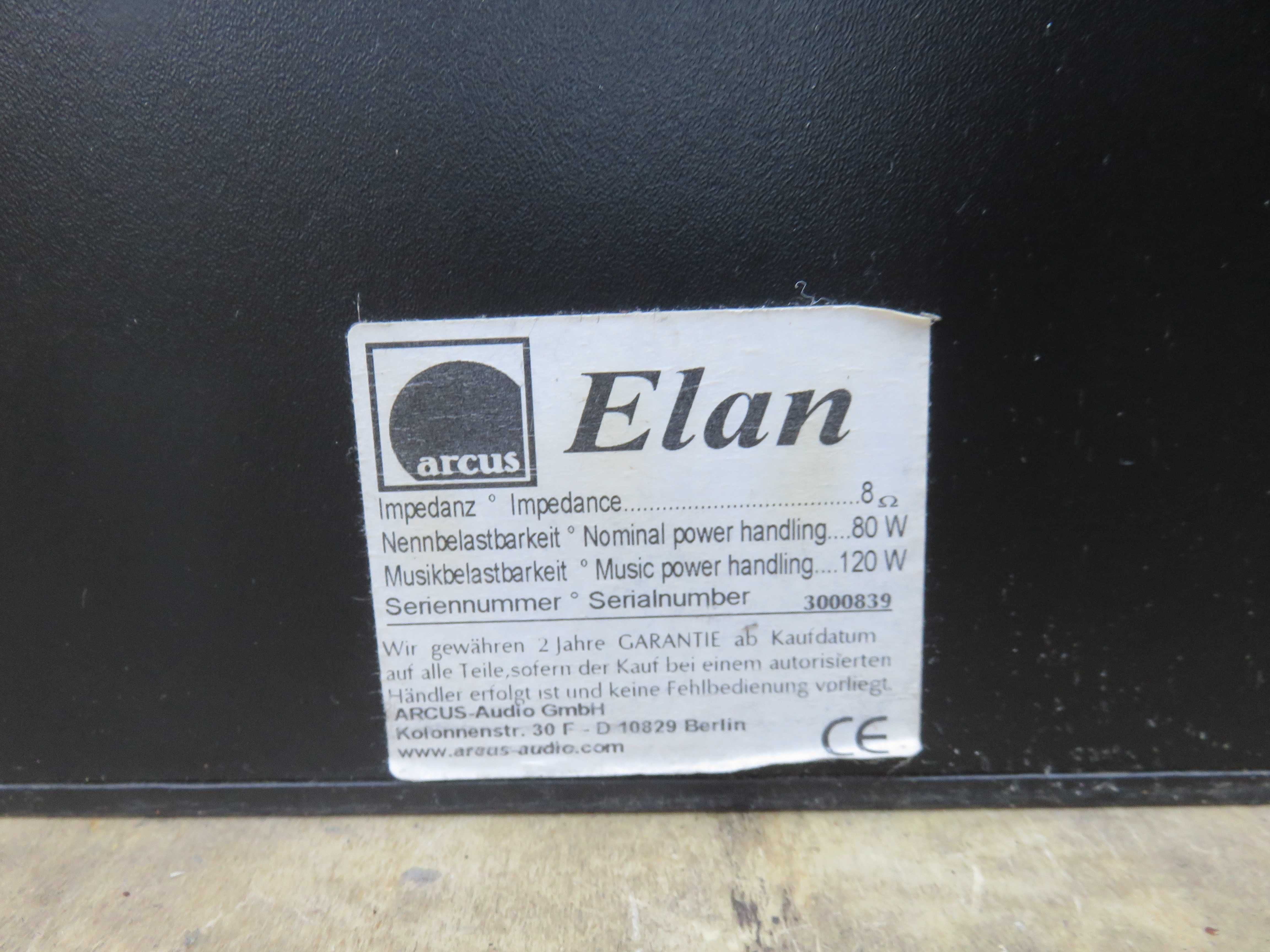 Kolumny słupki Arcus Elan 120Watt