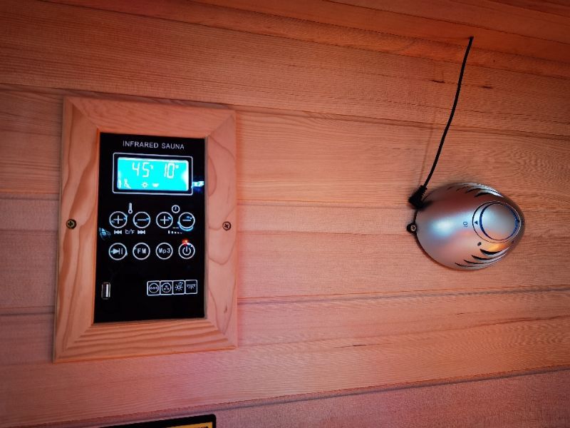 Sauna infrared Werona mini promienniki kwarcowe lub ceramiczne 3os